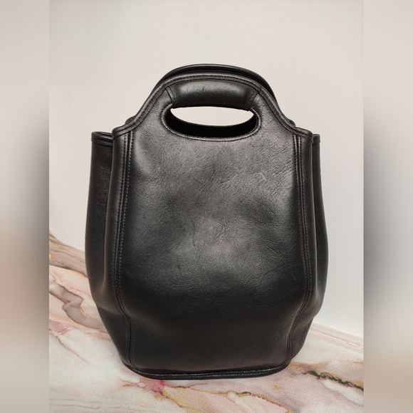 Vintage Coach 9994 Drawstring Backpack Black - Picture 1 of 11